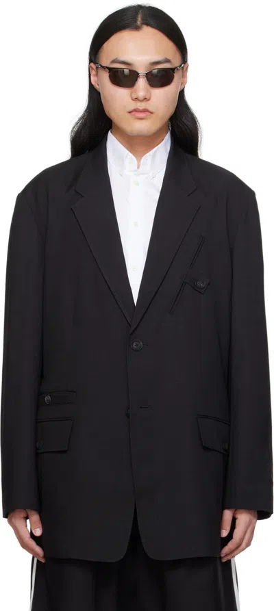 Y-3 Black Tailored Blazer