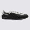 Y-3 Debossed Leather Tokyo Sneakers With Lace-up Closure In Black