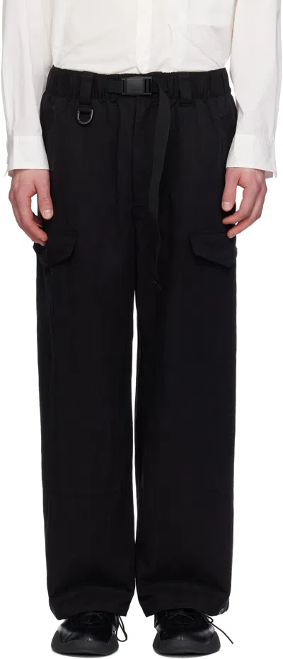 Y-3 Sport Uniform Ut Straight Leg Trousers In Black