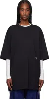 Y-3 Black U Boxy T-shirt In Black