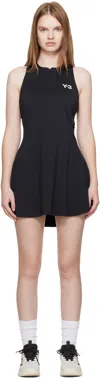 Y-3 Black Day Dress With Minimalist Design In Black