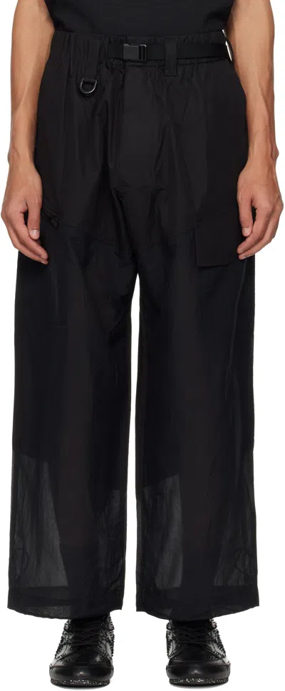 Y-3 Black Ut Straightleg Cargo Pants