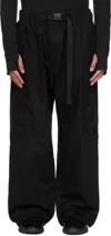 Y-3 Black Ut Twill Cargo Pants In Black