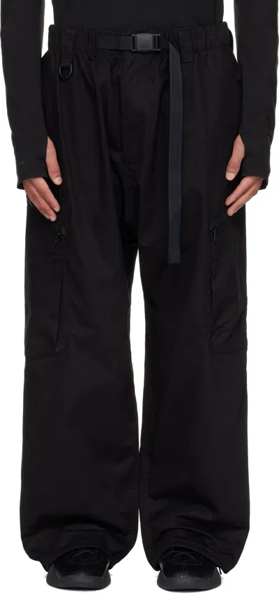 Y-3 Black Ut Twill Cargo Pants