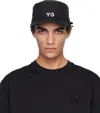 Y-3 Black Work Cap In Black
