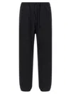 Y-3 Relaxed Fit Black Jogging Pants With Drawstring Waist In Black