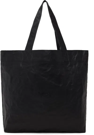 Y-3 Black '' Leather Tote