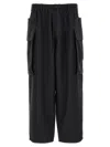 Y-3 Cargo Pants With Button Detail And Pockets In Black