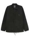 Y-3 Cotton Blend Gfx Coach Jacket In Black