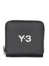 Y-3 Zipper Wallet In Black