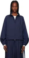 Y-3 Blue Nylon Jacket In Blue