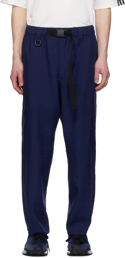Y-3 Blue Sports Uniform 3 Stripes Sweatpants