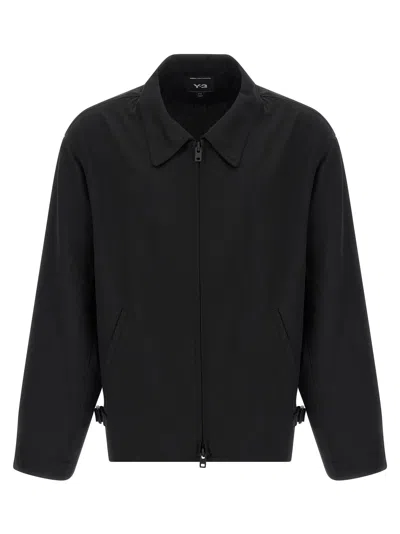 Y-3 BLUSON PUFFER JACKETS BLACK