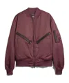 Y-3 Bomber Jacket In Red