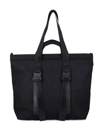 Y-3 BUCKLE-STRAP CANVAS SHOPPER BAG