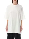 Y-3 Logo Over T-shirt In White