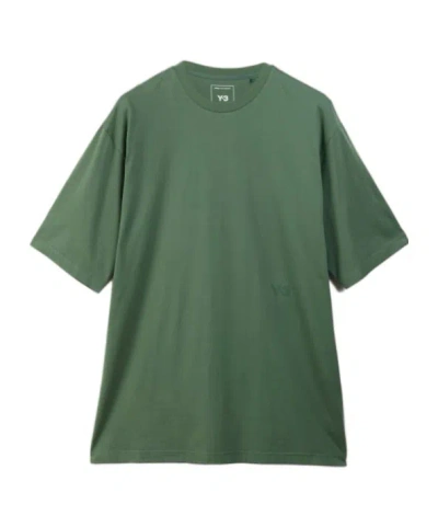 Y-3 Boxy Short Sleeve Tee In Green