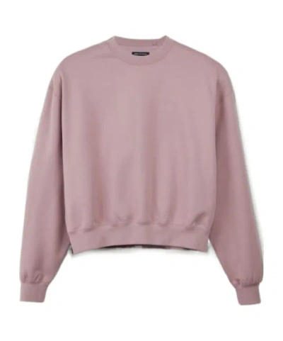 Y-3 Brushed Terry Boxy Crew Sweatshirt In Nude