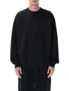 Y-3 Brushed Terry Loose-fit Crewneck Sweatshirt