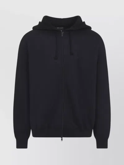 Y-3 BRUSHED TERRY ZIP UP HOODIE