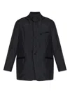 Y-3 Button-fastening Shirt Jacket In Black
