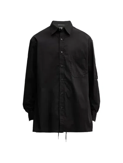 Y-3 Buttoned Pocket Shirt In Black