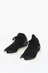 Y-3 By Yohji Yamamoto Adidas Fabric Sock Sneakers With Contrast Sole