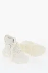 Y-3 By Yohji Yamamoto Adidas Ton Sur Ton Fabric High Top Sneakers In White