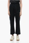 Y-3 BY YOHJI YAMAMOTO LOGOED DOUBLE-LAYERED JOGGERS