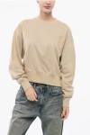 Y-3 By Yohji Yamamoto Monochrome Cotton Sweatshirt With Crew Neck