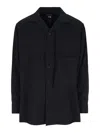 Y-3 Relaxed Fit Shirt With Functional Elements In Black