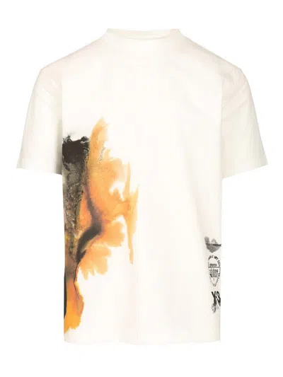 Y-3 Camiseta - Blanco In Multi