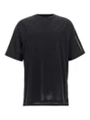 Y-3 Y 3 'y 3 Mesh Stripes Short Sleeve' T Shirt In Black