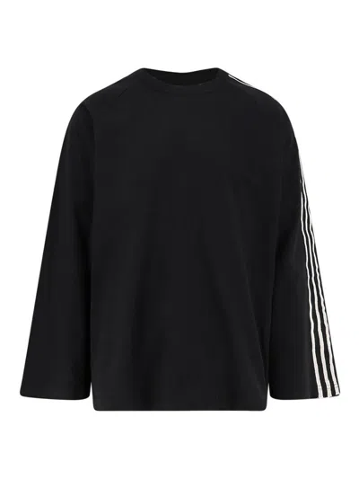 Y-3 T-shirt In Cotone In Black