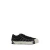 Y-3 Nizza Canvas Low-top Sneakers With Brushstroke Detail In Black