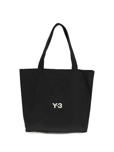 Y-3 Canvas Tote Bag In Black