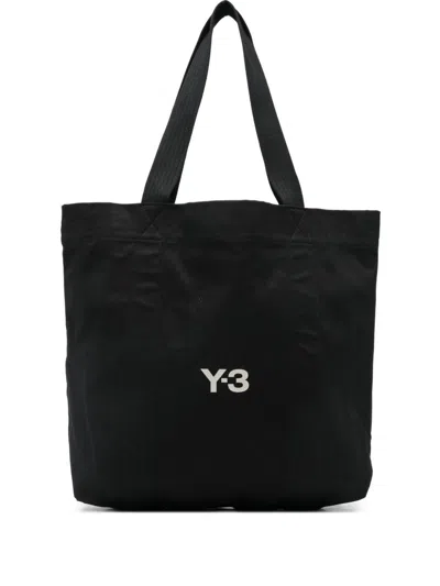 Y-3 Canvas Tote Bag In Black