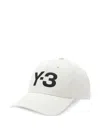 Y-3 Adidas Logo Cap Accessories In White
