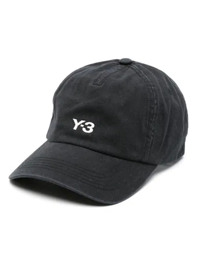 Y-3 Adidas Caps & Hats In Black