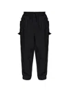 Y-3 Cargo Drawstring Trousers In Blue