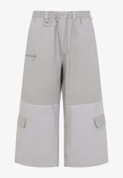 Y-3 Cargo Pants With Elastic-waist In Gray