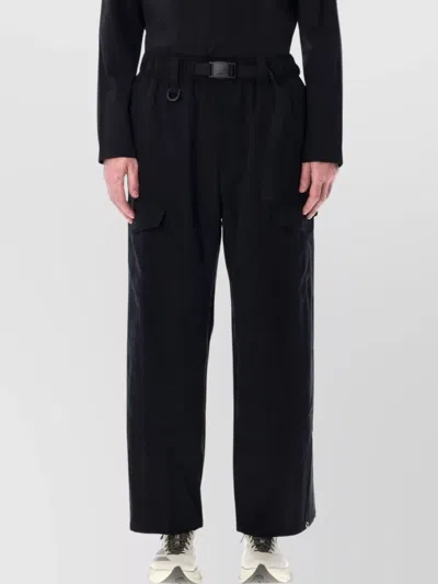 Y-3 Cargo Utility Trousers Elastic Waistband In Black
