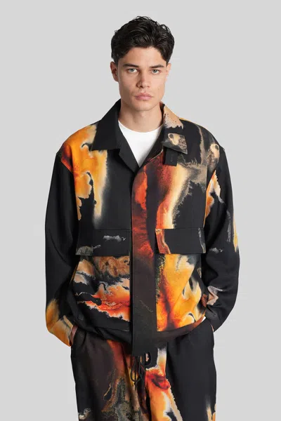 Y-3 Casual Jacket In Black Polyester