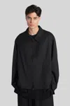 Y-3 Casual Jacket In Black Polyester In Black