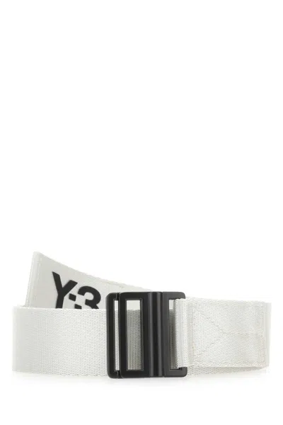 Y-3 Chalk Nylon Belt In Talc