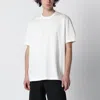 Y-3 Regular Fit Crew Neck Short Sleeve T-shirt In White