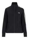 Y-3 Adidas 3-striped Track Top In Black