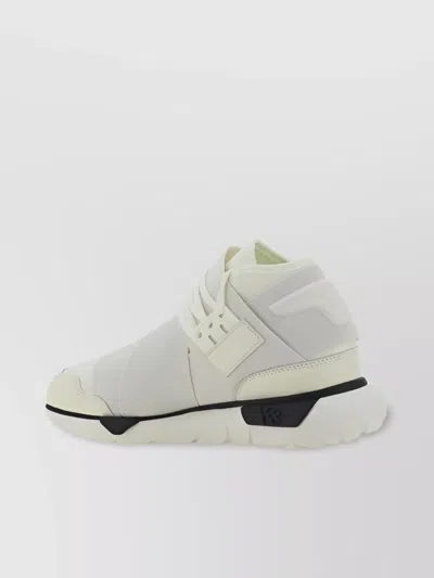Y-3 Chunky Sole Sneakers Elasticized Ankle In White