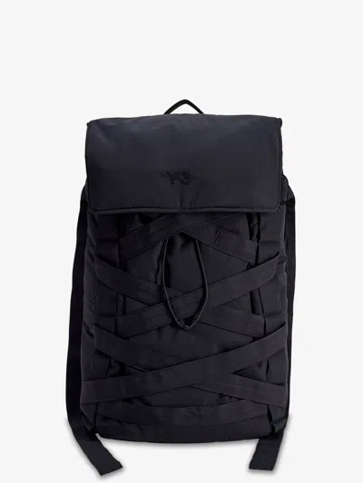 Y-3 Cinch Backp Nylon Backpack In Black