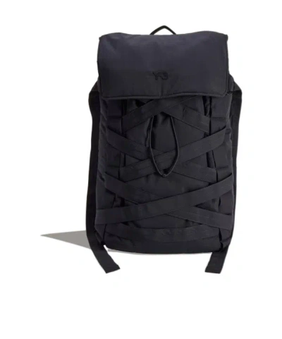 Y-3 Cinch Backpack In Black